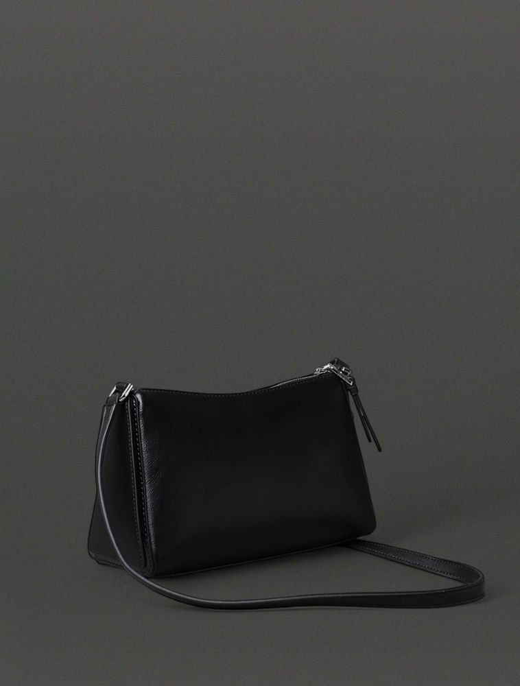 Bolsa Feminina Crossbody Básica Calvin Klein - Preto Preto 2