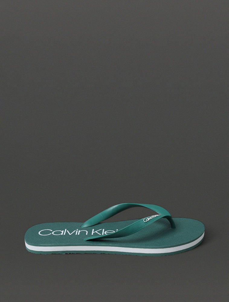 Chinelo Masculino Calvin Klein Swimwear - Verde