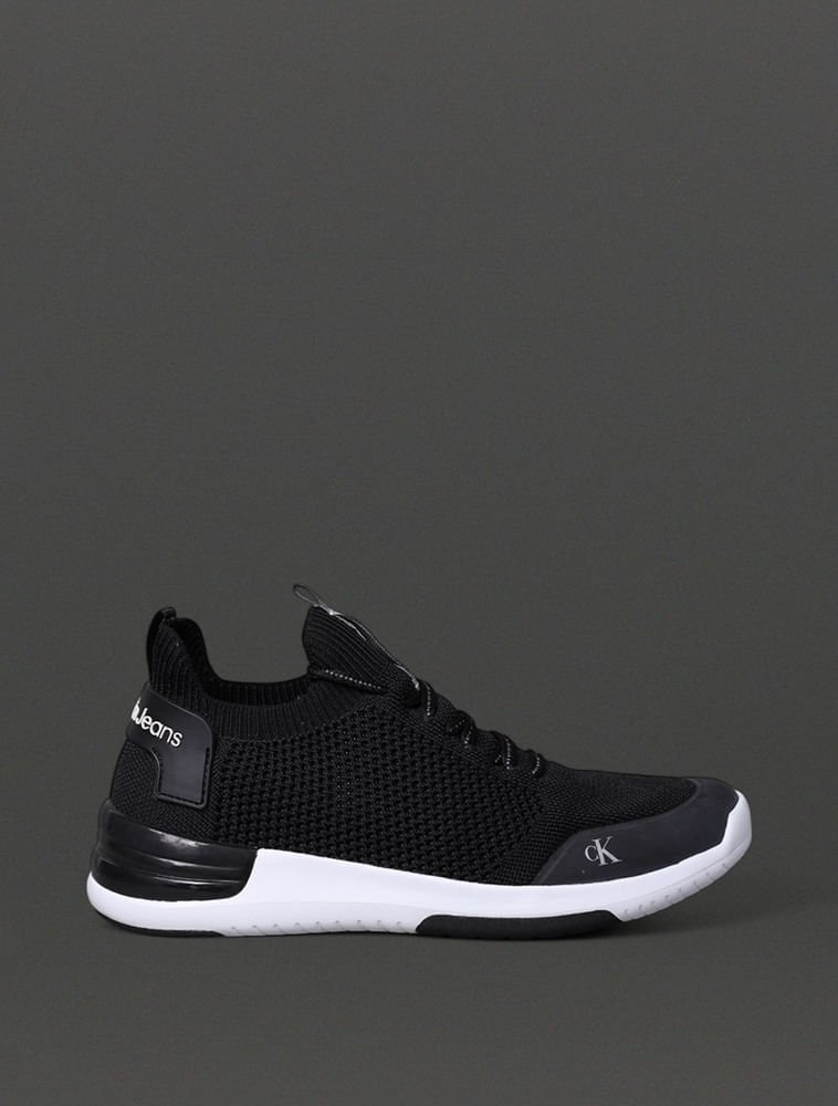 Tênis Feminino Air Knitting Calvin Klein Jeans - Preto