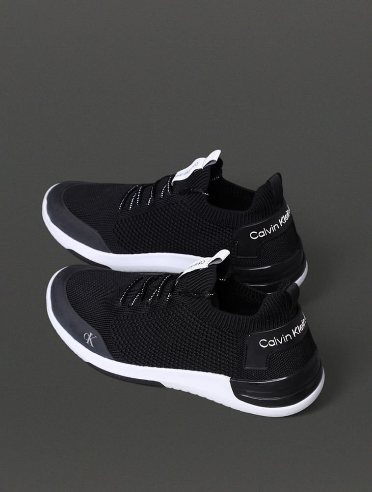 Tênis Feminino Air Knitting Calvin Klein Jeans - Preto Preto 3