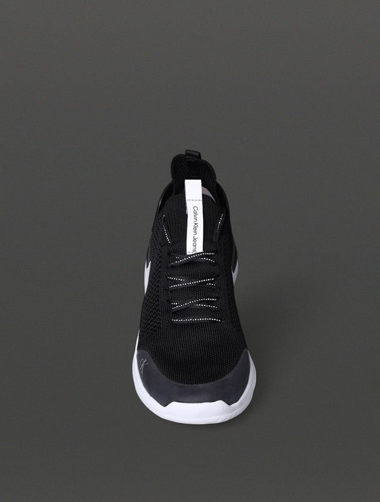 Tênis Feminino Air Knitting Calvin Klein Jeans - Preto Preto 4
