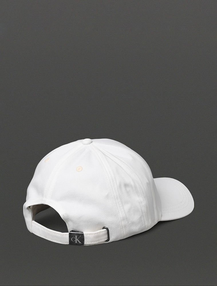 Boné Masculino 5 Gomos Patch Calvin Klein Jeans - Off White Branco 2