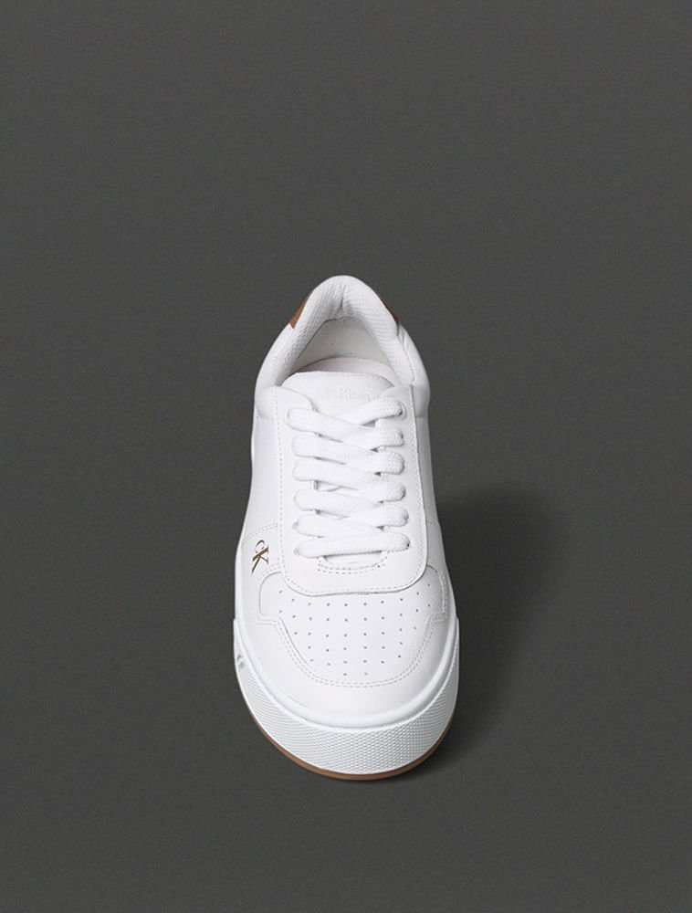 Tênis Feminino Palito Small Calvin Klein Jeans - Branco Branco 4