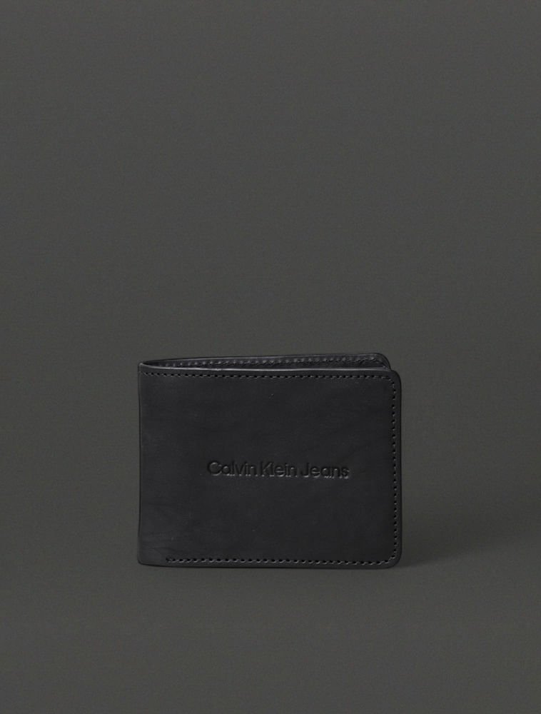 Carteira Masculina Básica Calvin Klein Jeans - Preto
