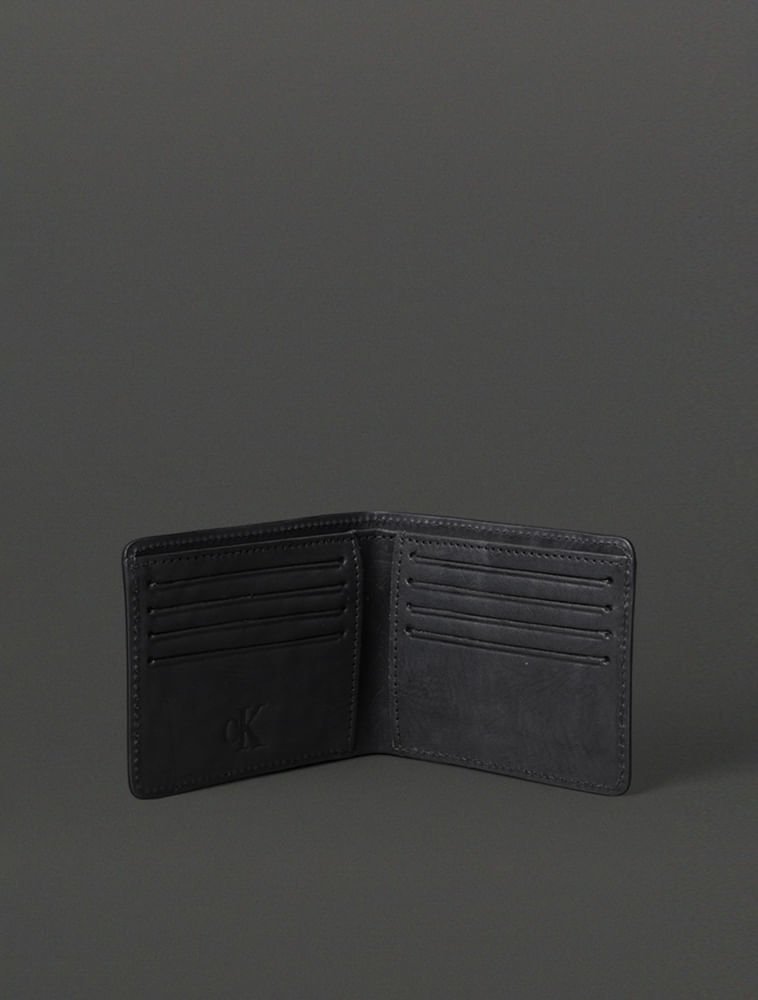 Carteira Masculina Básica Calvin Klein Jeans - Preto Preto 3
