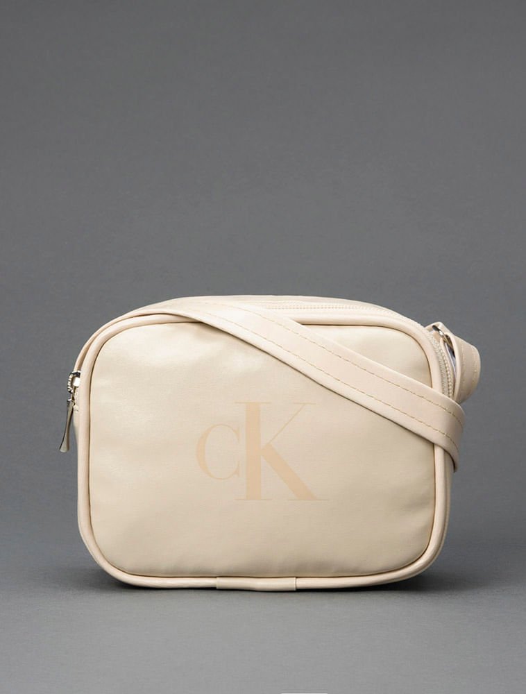 Bolsa Menina Câmera Bag Calvin Klein Jeans - Areia