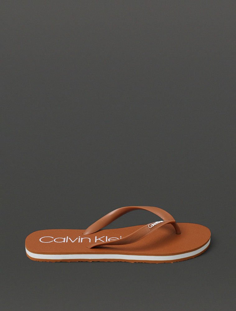 Chinelo Masculino Calvin Klein Swimwear - Havana