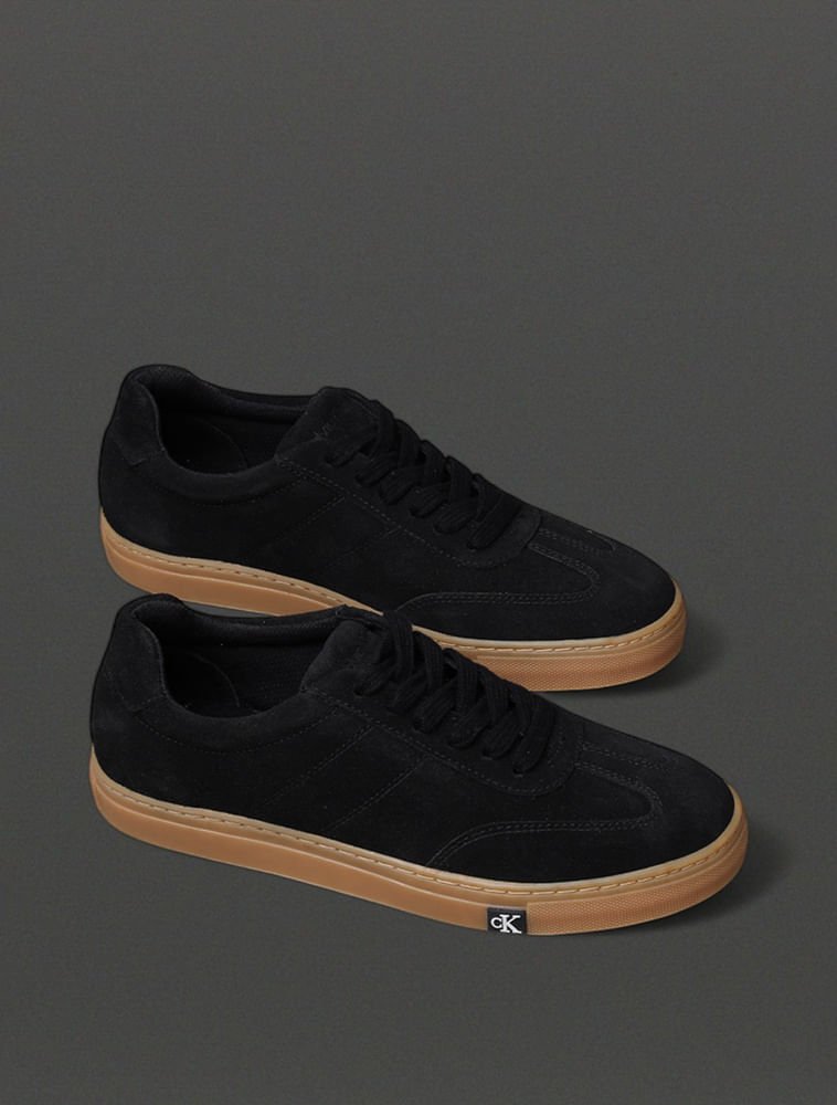 Tênis Feminino Project Camurça Calvin Klein Jeans - Preto Preto 2