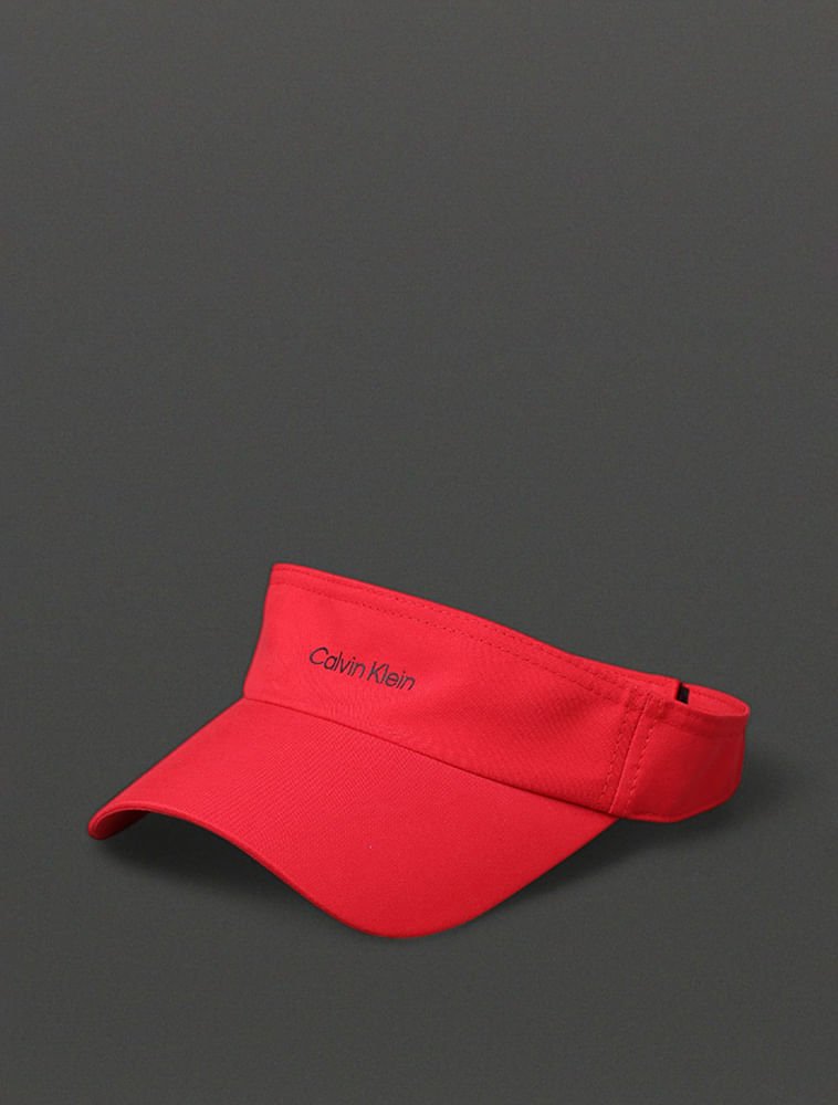 Viseira Feminina Calvin Klein Swimwear - Vermelho