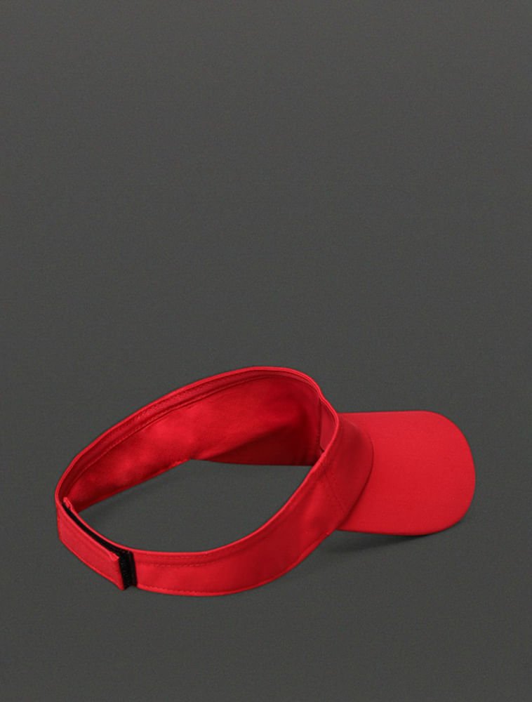 Viseira Feminina Calvin Klein Swimwear - Vermelho Vermelho 2