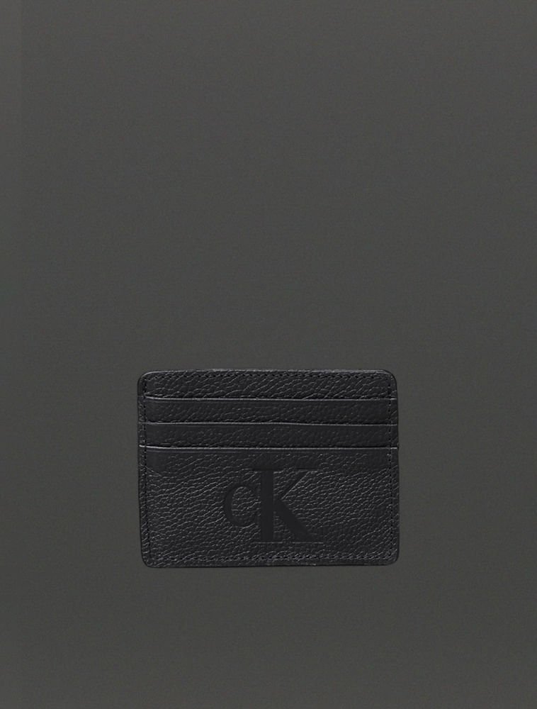 Porta Cartão Masculino Queima Calvin Klein Jeans - Preto