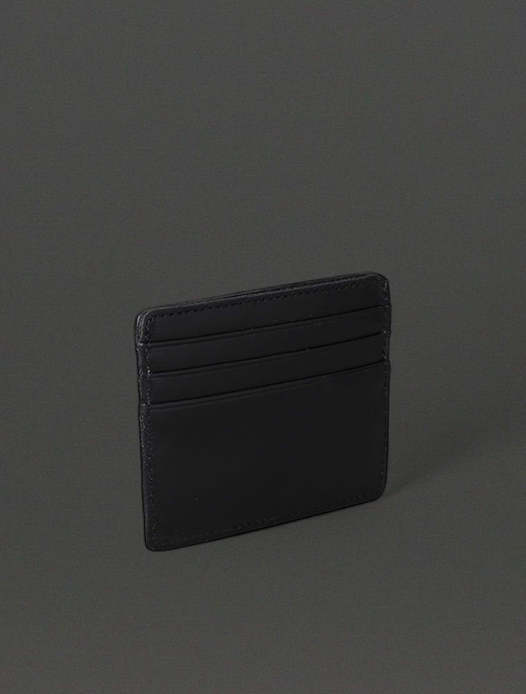 Porta Cartão Masculino Queima Calvin Klein Jeans - Preto Preto 2