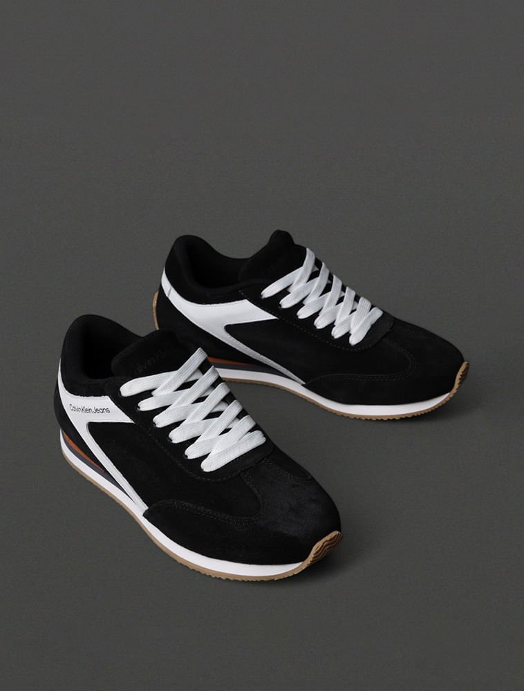 Tênis Feminino Running Calvin Klein Jeans - Preto Preto 2