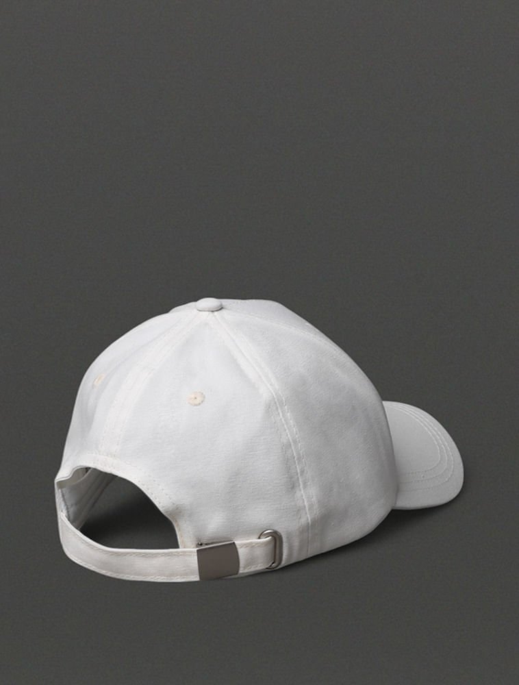 Boné Feminino 5 Gomos Embossed Calvin Klein Jeans - Off White Off White 2