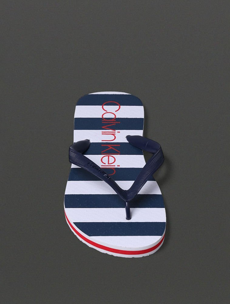 Chinelo Masculino Modern Marine Calvin Klein Swimwear - Marinho Azul 4