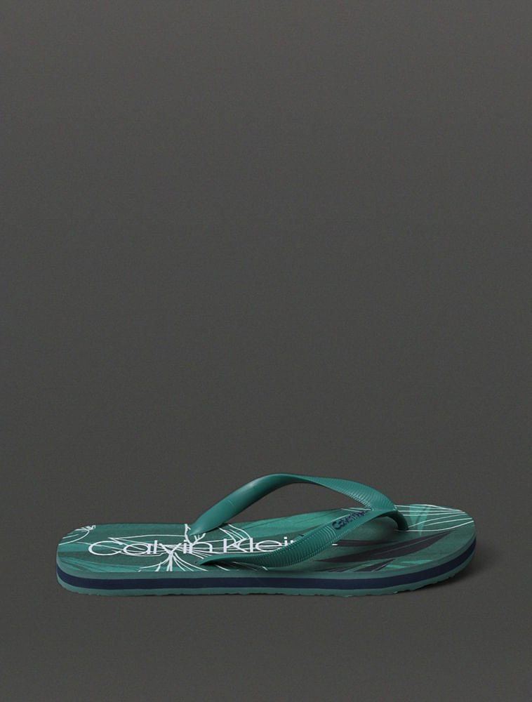 Chinelo Masculino Montera Tropic Calvin Klein Swimwear - Verde