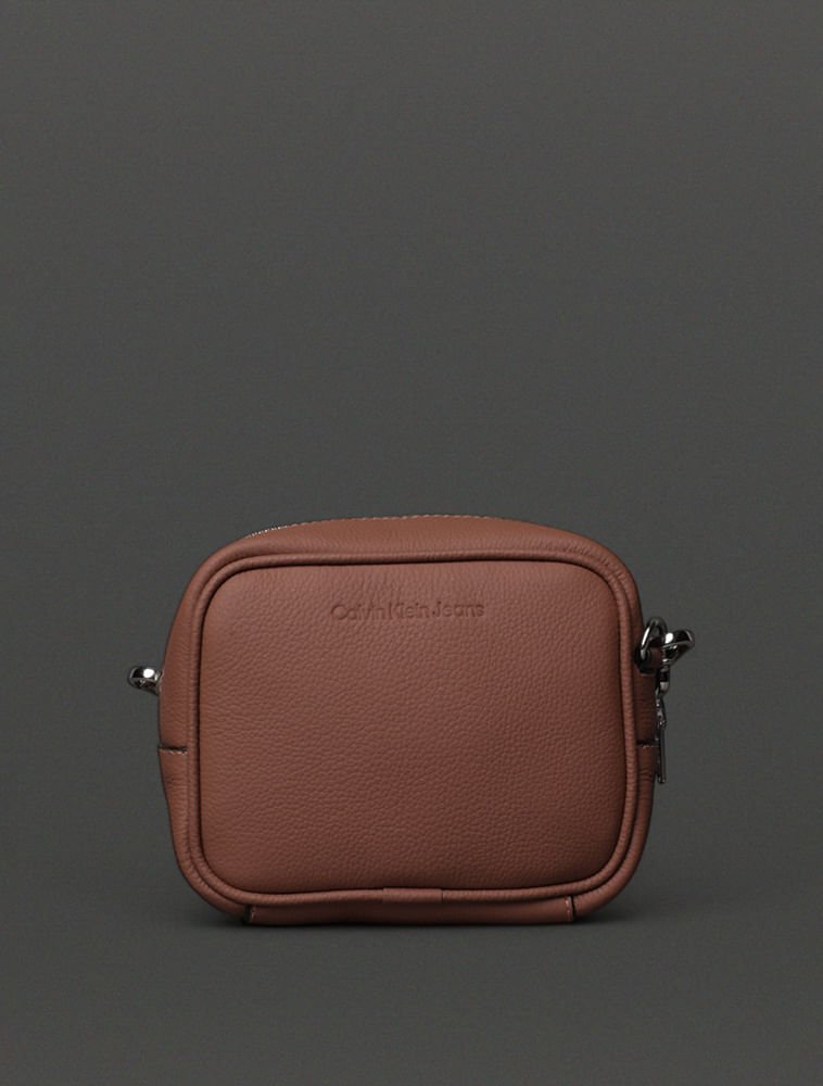 Bolsa Feminina Câmera Bag Queima Calvin Klein Jeans - Havana