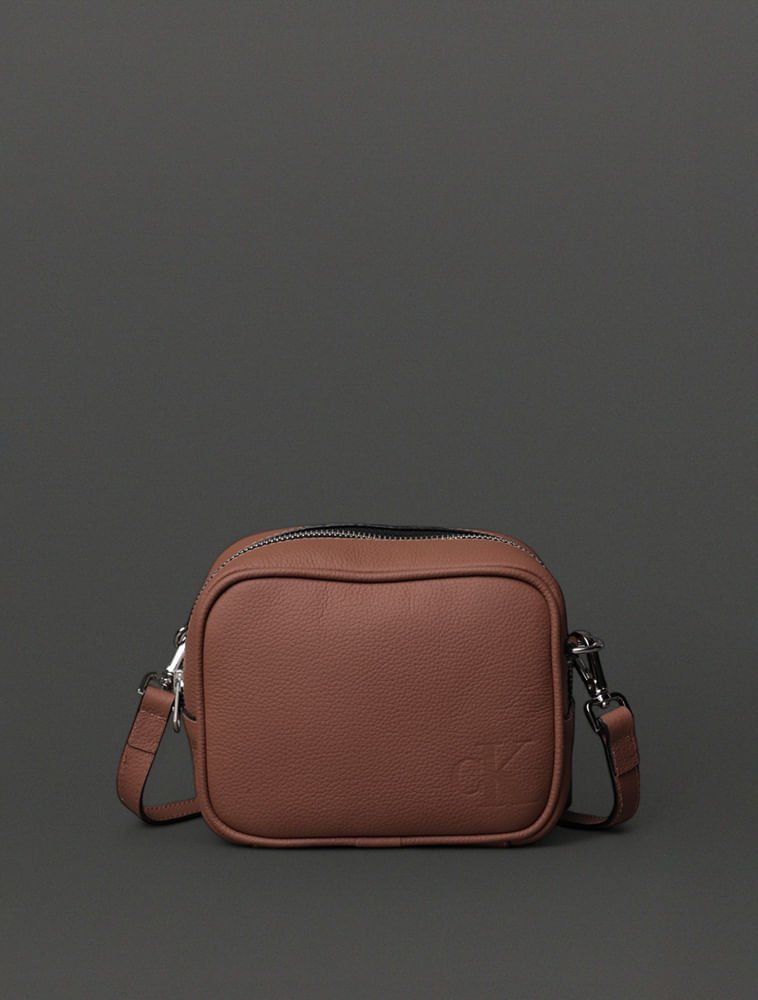 Bolsa Feminina Câmera Bag Queima Calvin Klein Jeans - Havana Havana 5