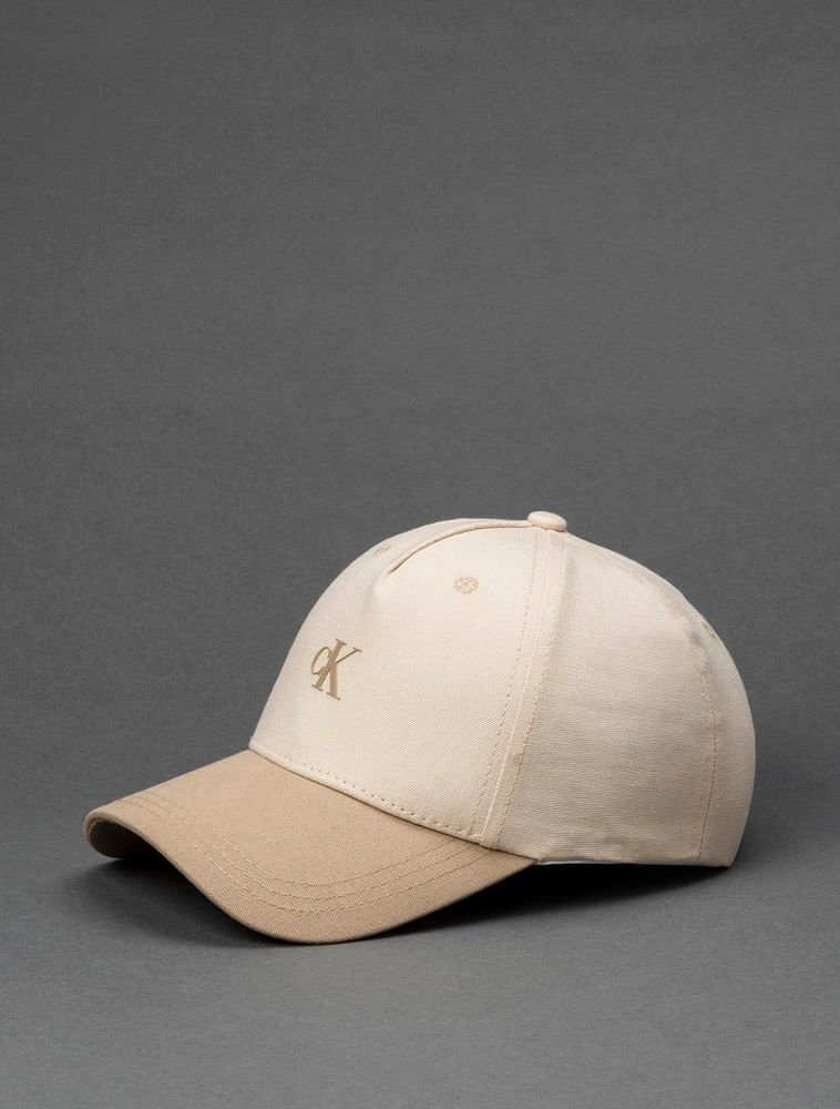 Boné Menino 5 Gomos Bicolor Calvin Klein Jeans - Caqui Claro