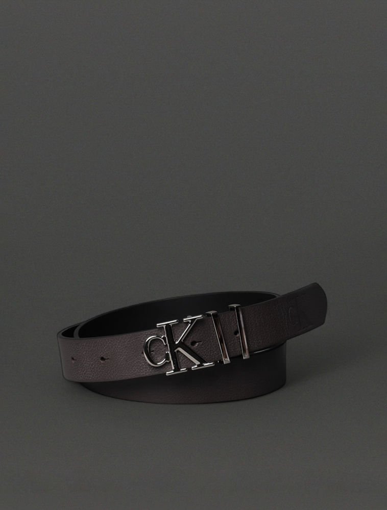 Cinto Feminino Fivela Calvin Klein Jeans - Cafe