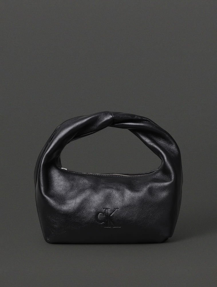 Bolsa Pequena Feminina Fluffy Calvin Klein Jeans - Preto