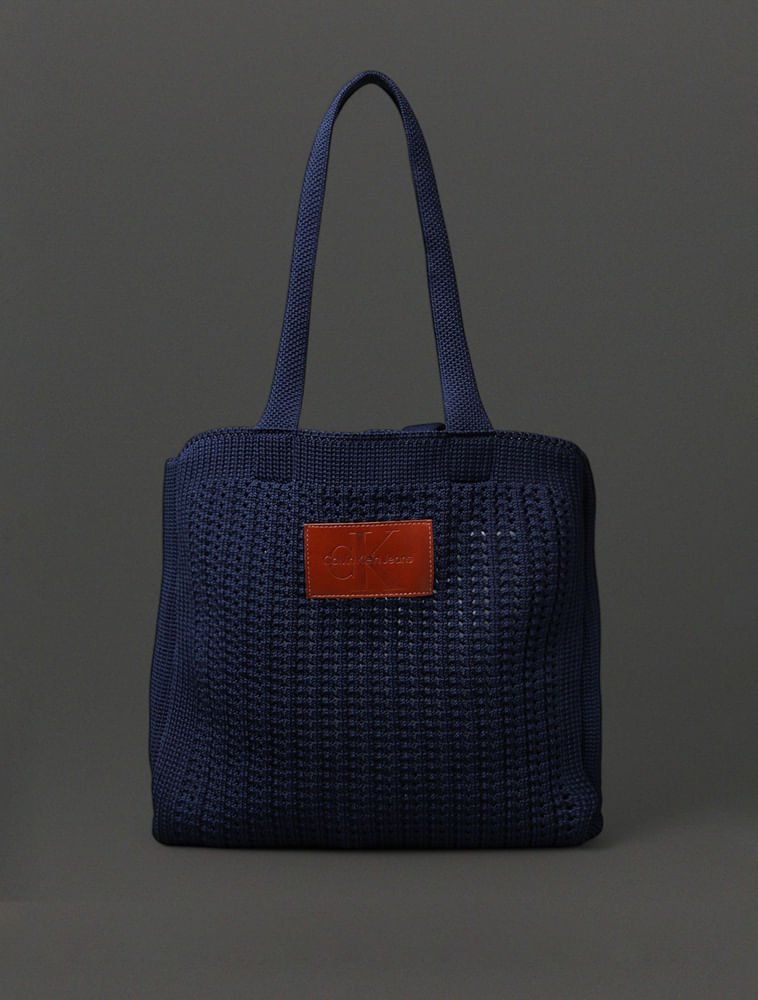 Shopping Bag Feminino Knitting Calvin Klein Jeans - Marinho