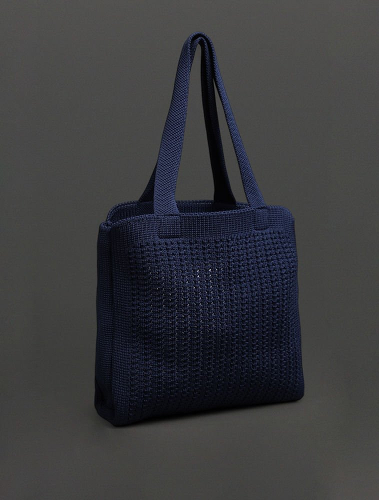 Shopping Bag Feminino Knitting Calvin Klein Jeans - Marinho Azul Marinho 2