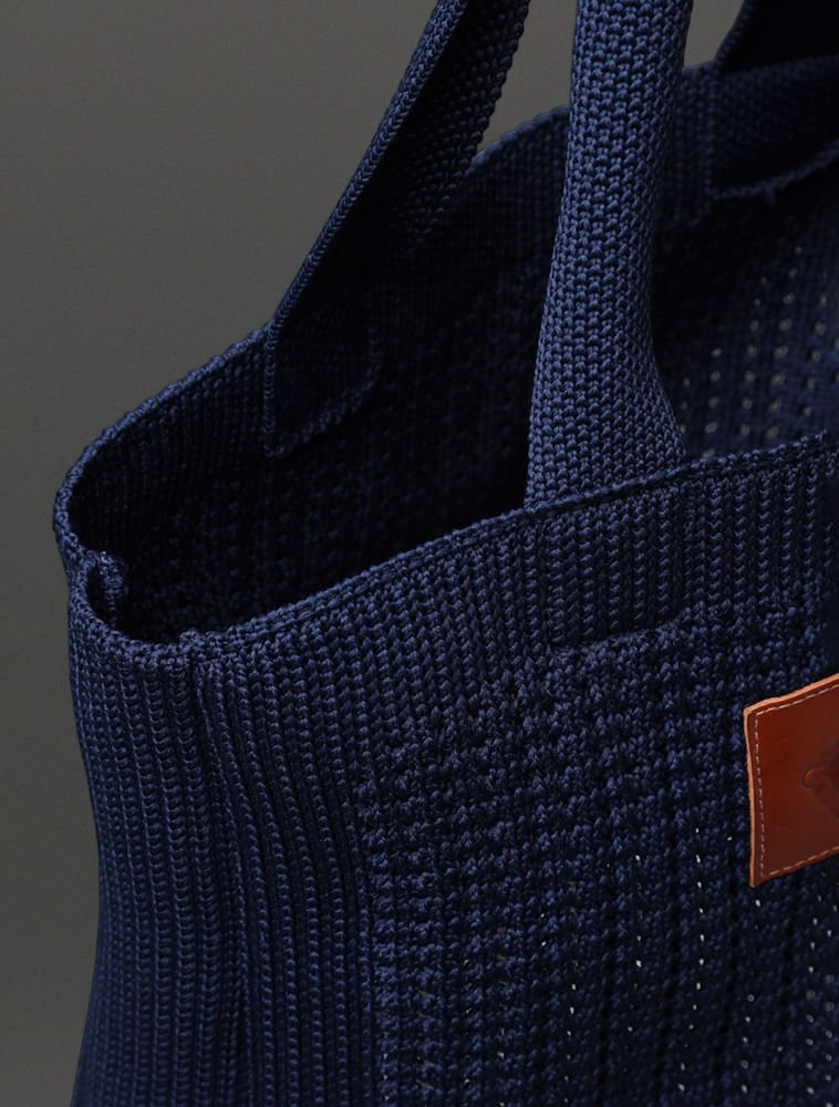 Shopping Bag Feminino Knitting Calvin Klein Jeans - Marinho Azul Marinho 3