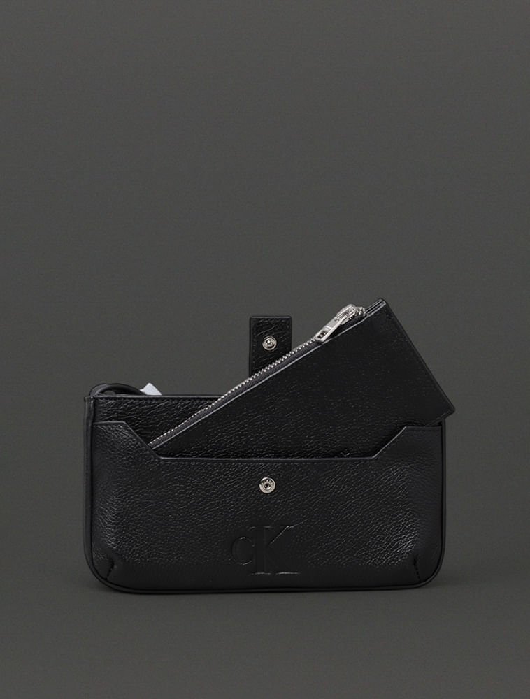 Bolsa Pequena Feminina 2 em 1 Calvin Klein Jeans - Preto