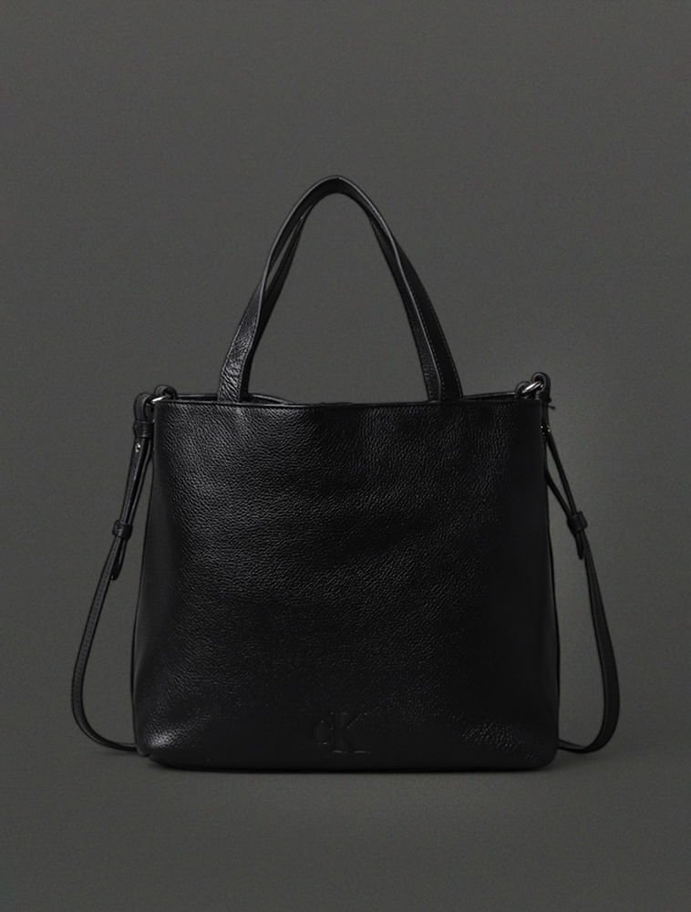 Bolsa Média Feminina Tote Bag Calvin Klein Jeans - Preto
