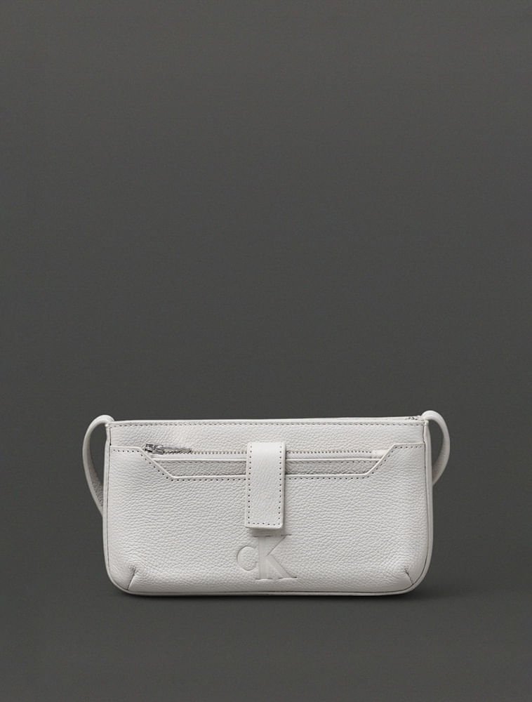 Bolsa Pequena Feminina 2 em 1 Calvin Klein Jeans - Off White