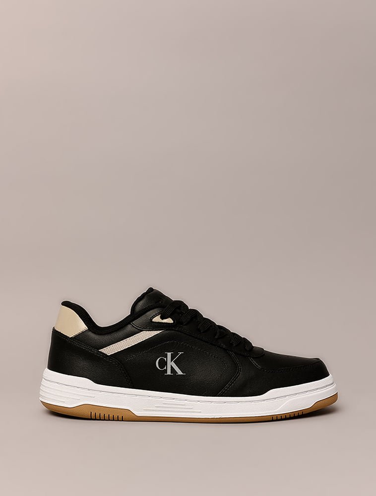 Tênis Masculino Court Calvin Klein Jeans - Preto