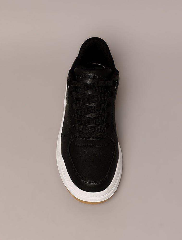 Tênis Masculino Court Calvin Klein Jeans - Preto Preto 4