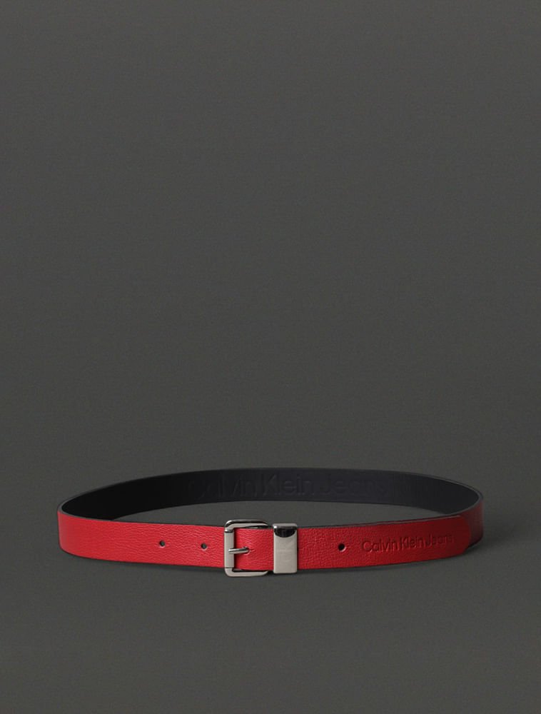 Cinto Feminino Passante Metal Calvin Klein Jeans - Vermelho Vermelho 3