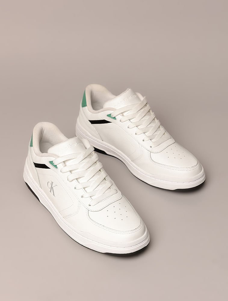 Tênis Masculino Court Calvin Klein Jeans - Branco Branco 2