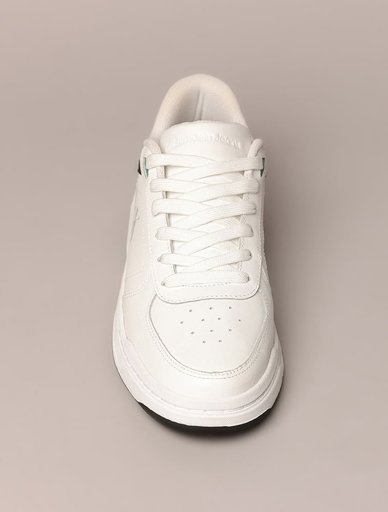 Tênis Masculino Court Calvin Klein Jeans - Branco Branco 4