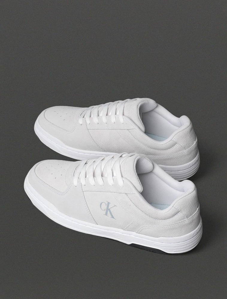 Tênis Masculino Court Camurça Calvin Klein Jeans - Off White Off White 3