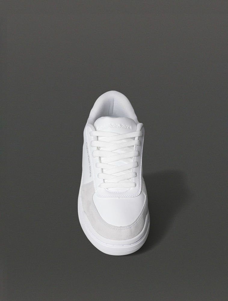 Tênis Masculino Court Calvin Klein Jeans - Branco Branco 4