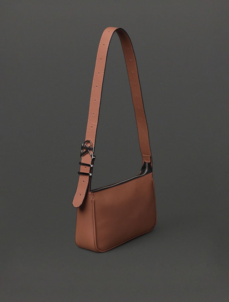 Shoulder Bag Feminina Fivela Calvin Klein Jeans - Havana Havana 2