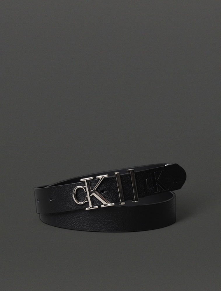 Cinto Ckj Fivela Ck - Preto