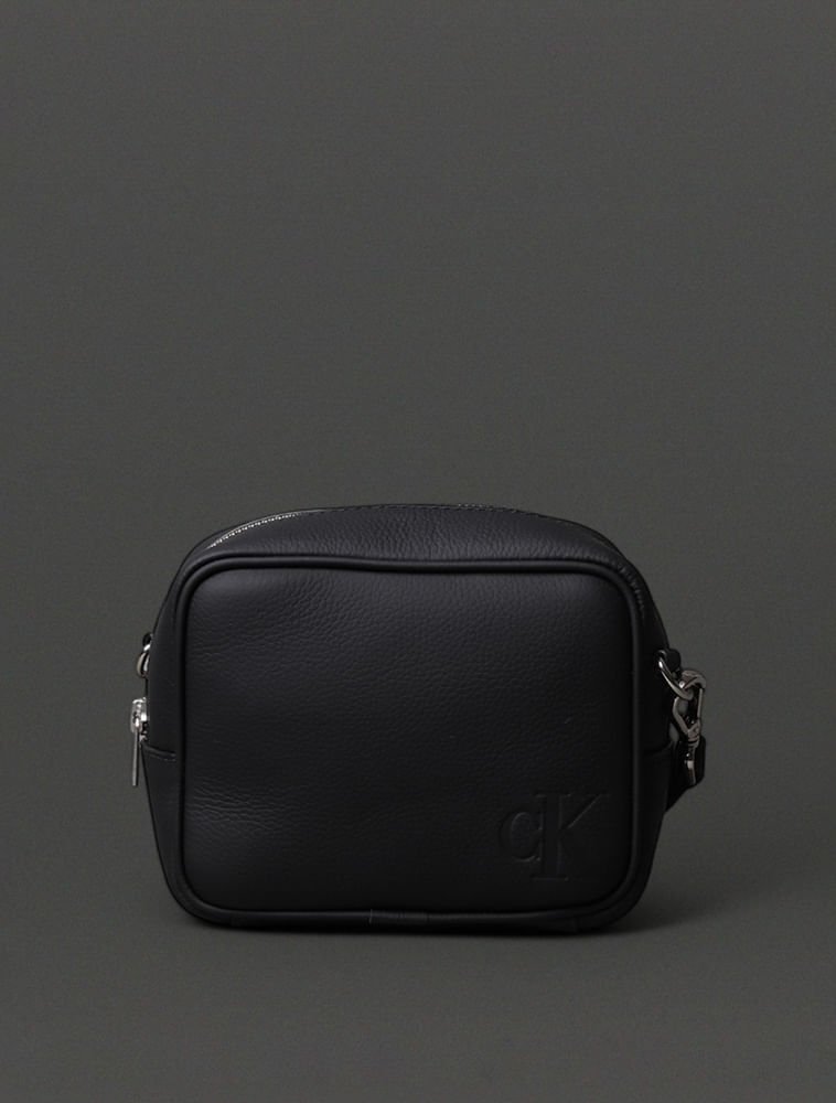 Bolsa Feminina Câmera Bag Queima Calvin Klein Jeans - Preto