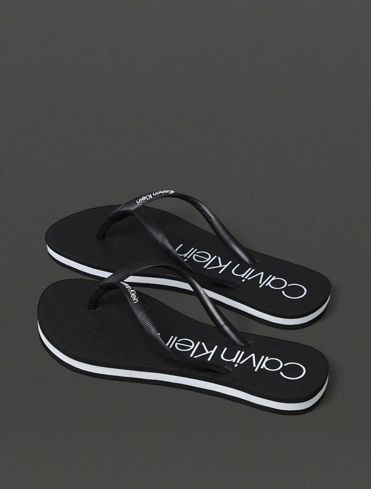 Chinelo Swim Calvin Klein - Preto Preto 3