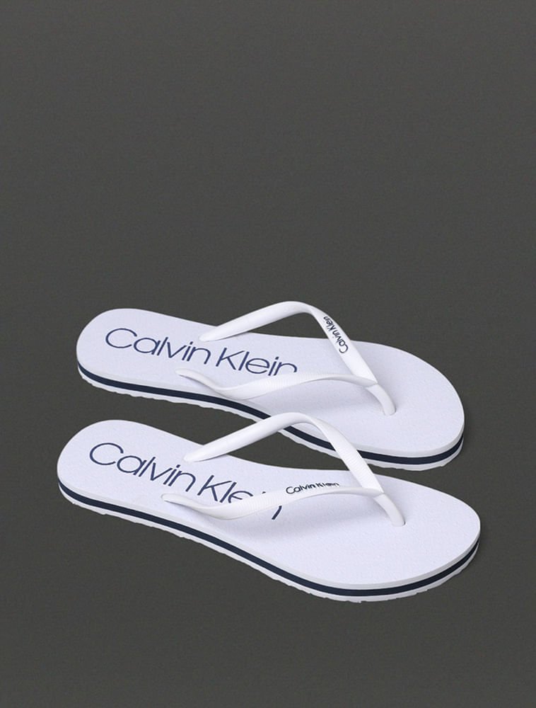Chinelo Swim Calvin Klein - Branco Branco 2