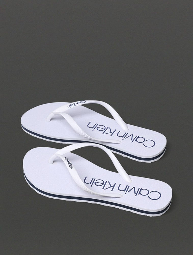 Chinelo Swim Calvin Klein - Branco Branco 3
