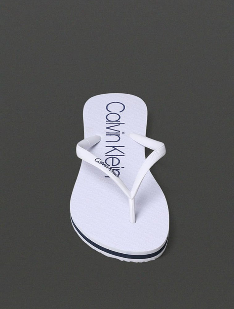 Chinelo Swim Calvin Klein - Branco Branco 4