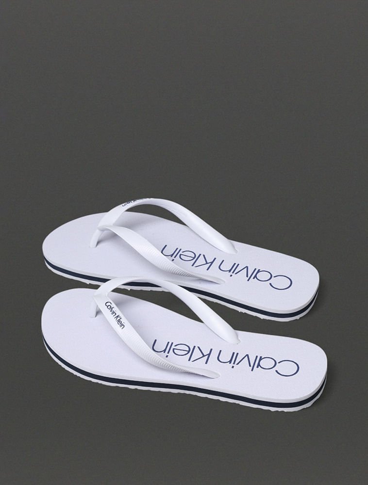 Chinelo Swim Calvin Klein - Branco Branco 3
