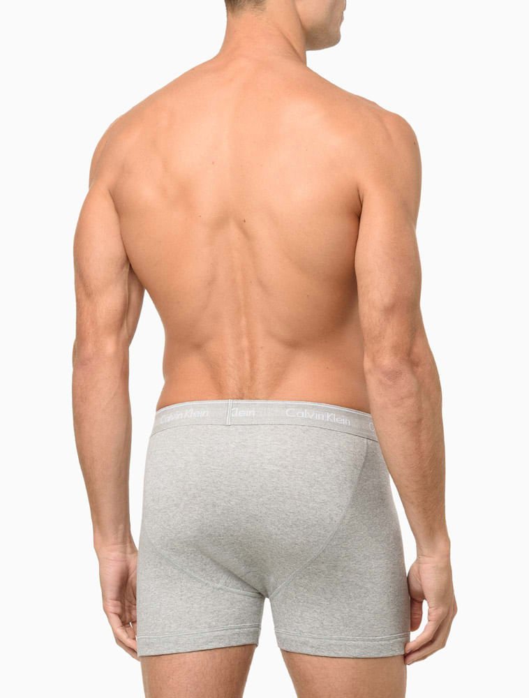 Kit 3 Cuecas Boxer Brief Cotton Calvin Klein Underwear - Multi Multi 2