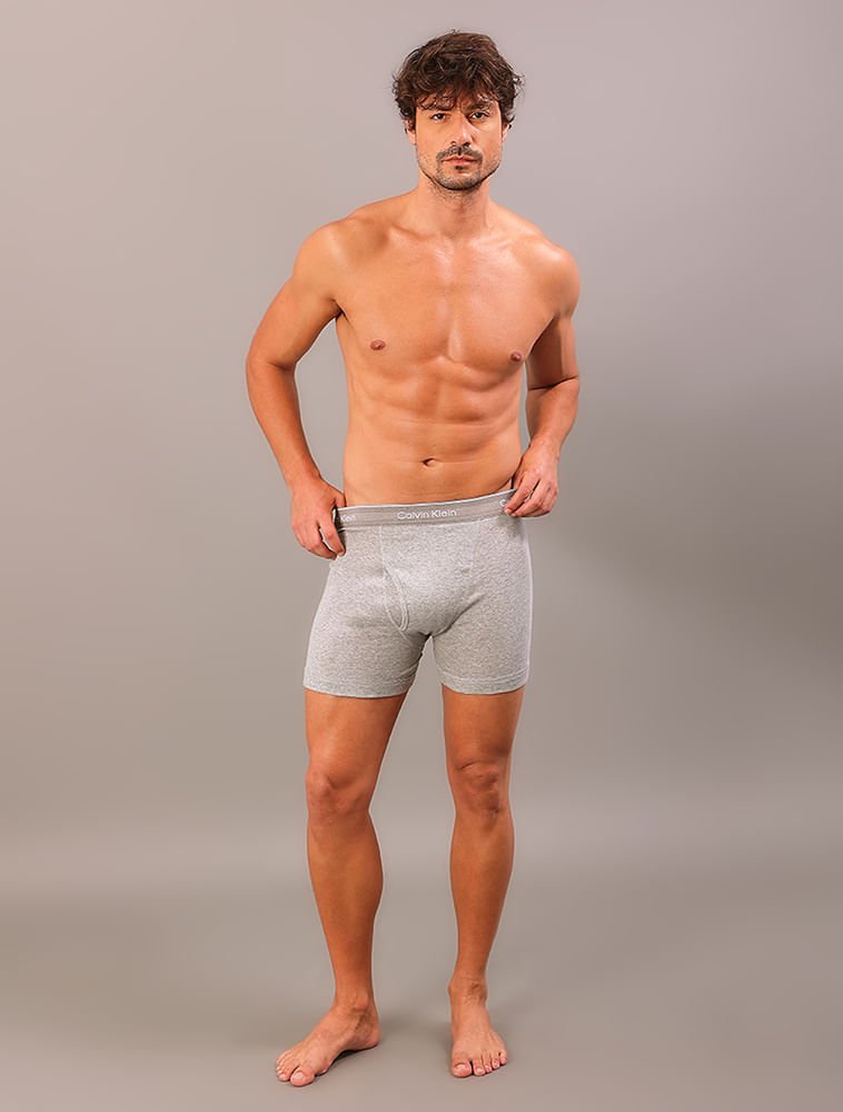 Kit 3 Cuecas Boxer Brief Cotton Calvin Klein Underwear - Multi Multi 3