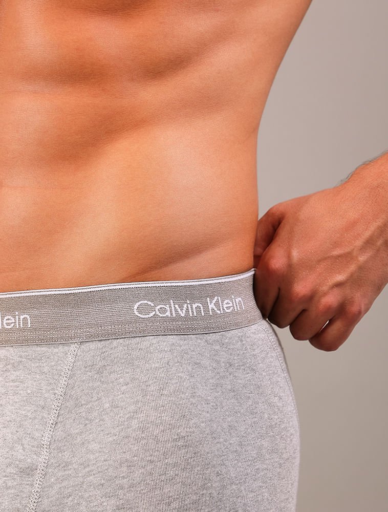 Kit 3 Cuecas Boxer Brief Cotton Calvin Klein Underwear - Multi Multi 5