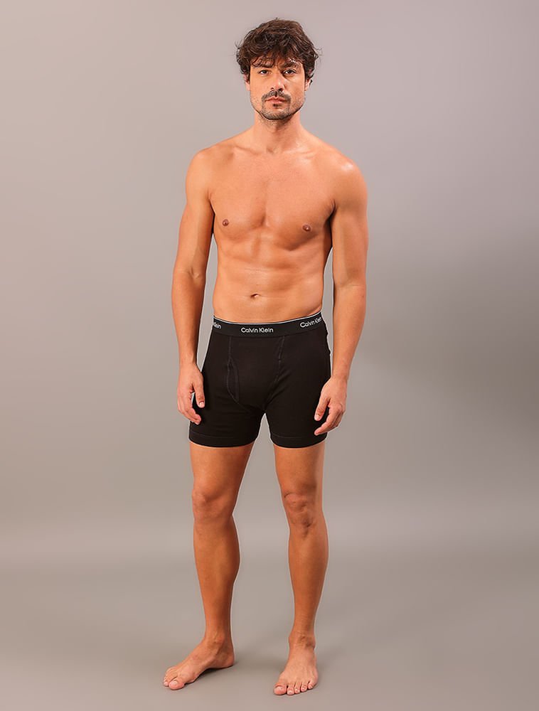 Kit 3 Cuecas Boxer Brief Cotton Calvin Klein Underwear - Multi Multi 8